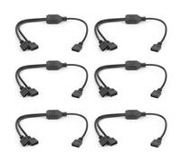Câble d'extension RGB ARGB pour bandes LED adressables 5V3Pin et ventilateurs, rallonge flexible de haute qualité avec connecteurs mâles, sans
