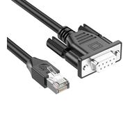 Câble d'extension RJ45 8P8C Ethernet vers D-sub 9 broches RS232 pour une gestion efficace du matériel de réseau