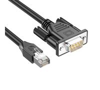Câble d'extension RJ45 8P8C Ethernet vers D-sub 9 broches RS232 pour une gestion efficace du matériel de réseau