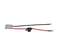 Câble d'extension robuste 10 AWG 50 A avec borne à anneau M8 - Alimenté par USB pour chargeur pour panneau solaire et voiture télécommandée pour batterie de 300 mm