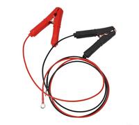 Câble d'extension robuste pour pince crocodile 30 A Fusible de voiture pour chargeur pour gonfleur de pneu aspirateurs, 60 cm, rouge et noir (1 m)