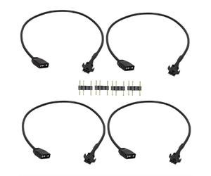 Câble d'extension RVB 4 pièces pour ventilateur RVB, bande LED PC