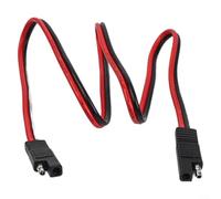 Câble d'extension SAE 12 AWG pour double mâle solaire 100 cm fil rouge noir pour chargeur de batterie