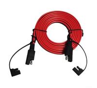 Câble d'extension SAE 14 AWG avec connecteur à déconnexion rapide, faisceau de fils robuste pour panneaux solaires, motos, camping-cars et tondeuses à gazon (1 m)