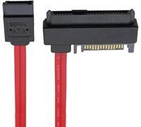Câble d'extension SAS SFF-8482 SAS 29 broches vers SATA 22 broches pour disque dur avec port d'alimentation SATA 15 broches