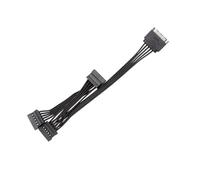 Câble d'extension SATA 5 Fils 15 Broches mâle à Femelle 1 2 3 4 6 for Cordon d'alimentation d'interface de Disque Dur d'ordinateur(1 to 3)