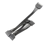 Câble d'extension SATA 5 Fils 15 Broches mâle à Femelle 1 2 3 4 6 for Cordon d'alimentation d'interface de Disque Dur d'ordinateur(1 to 4)