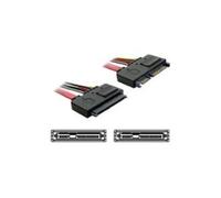 Delock - Câble d'extension SATA - Serial ATA 150/300 - combo SATA (M) pour combo SATA (F) - 50 cm