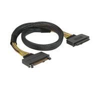 - Câble d'extension SATA - U.2 (SFF-8639) (M) pour U.2 (SFF-8639) (F) - 50 cm - noir