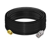 Câble d'extension SMA vers UHF RG58 32.8ft (10M) SMA mâle vers SO239 Femelle Antenne WiFi Câble Pigtail PL-259 RF Câble d'assemblage coaxial pour CB Radio Ham Radio