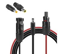 Câble d'Extension Solaire 16 AWG,Vegena Câble Solaire Photovoltaïque, Adaptateur de Panneau Solaire, Câble de Charge Solaire pour Tous Les Panneaux Solaires (1.5 M)