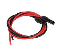 Câble d'Extension Solaire 2.5mm Paire de panneaux solaires rouges et noirs Fil de câble PV Connecteurs mâles et femelles MC4