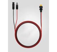 Câble d'extension solaire ALLPOWERS connecteur femelle et mâle vers câble adaptateur XT60, Compatible avec les panneaux solaires et la centrale électrique