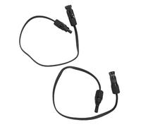 Câble D'extension Solaire, Câblage Efficace à Noyau de Cuivre Pur pour Système Photovoltaïque de Camping-Car, Paquet de 2 Fils Solaires de 6 mm² avec Connecteurs pour Installations Marines