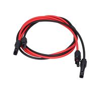 Câble d'extension solaire photovoltaïque Fil carré de 6 mm pour la production d'électricité - Cordon photovoltaïque ignifuge en matériau PPO pour usage industriel - Étanche et (oncle paternel)