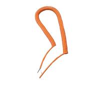 Câble d'extension spiralé à Ressort Orange, 2 conducteurs, Calibre 20 AWG, Extensible de 1/2/3/4/5/6/7/8/9/10 mètres(Stretch 4Meters)