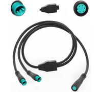 Câble d'extension Split en y rallonge 1t2 avec connecteur étanche 2pin/3Pin/4pin/5pin pour Lampes ebike,capteurs d'engrenages et Freins dans Le kit de Conversion ebike.[R78]