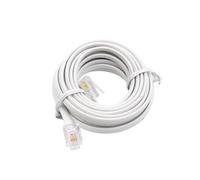 Câble d'extension téléphonique Double cœur 3/6/9/12/15/30M RJ11 64C(7.7M)