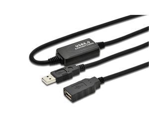 Câble d'extension USB 2.0 actif MicroConnect de 20 m
