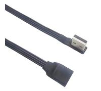 Câble d'extension USB 2.0 plat coudé mâle vers femelle pour une connexion facile