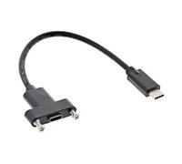 InLine Câble USB 2x USB-C 0,2 m USB 3.2 Gen 1 (3.1 Gen 1) Noir