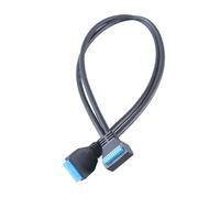 Câble d'extension USB 3.0 20 broches à profil bas USB 3.0 interne 19/20 broches pour adaptateur de cartes mères de châssis
