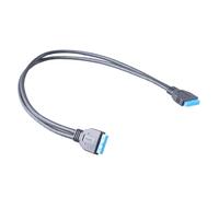 Câble d'extension USB 3.0 20 broches à profil bas USB 3.0 interne 19/20 broches pour adaptateur de cartes mères de châssis