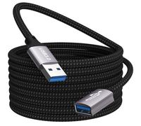 CâBle D'Extension Usb 3.0 5m,5gbps CâBle d'Extension Usb A Vers A CâBle D' Extension Usb Pour Clé Usb,Lecteur De Carte,Clavier,Imprimante,Scanner,Appareil Photo,Souris,Casque,Hub Usb,Imprimante,Webcam
