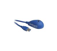 Câble d'extension USB 3.0 A vers A de 1,5 m - Rallonge USB A SuperSpeed en bleu - M/F - Rallonge de câble USB - USB type A (M) pour USB type A (F) -
