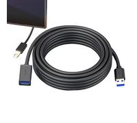Câble d'extension USB 3.0, câble USB mâle femelle | Rallonge USB 3.0 pour de données 5 Gbit/s,Cordon de de données stable pour USB pour disques durs, souris, claviers, scanner, consoles de jeux Dispra