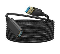 Câble D'extension USB 3.0 de Données 10ft en Nylon Noir