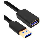Câble d'extension USB 3.0 for Smart TV, PS4, Xbox, synchronisation de données haute vitesse, câble USB 3.0 2.0, transfert rapide, 1/1,5/2/3 m(0.5m,USB 3.0)