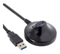 Câble d'extension USB 3.0 haute vitesse, socle facile et rapide à installer pour clé USB, clavier et souris, conducteurs résistants à la