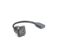 Câble D'Extension USB 3.0 Série D pour Montage sur Panneau, Femelle-Mâle, Compatible avec le Transfert de Données par XLR