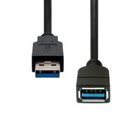 Câble d'extension USB 3.2 Gen1 ProXtend noir 3 m, USB3AAF-003