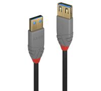 Câble d'extension USB 3.2 Type A 3 m Lindy Anthra Line 786D2AA, 36763
