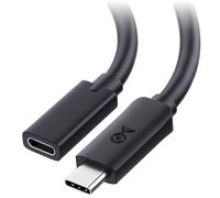 Câble d'extension USB 4 40Gbps 0,5m, Design réversible, fonctionne avec le port Thunderbolt (Câble d'extension USB C/Extension USB C), Compatible avec le câble Thunderbolt 4
