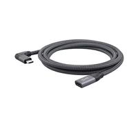 Câble d'extension USB-C 100W - 20Gbps Données & Vidéo 4K - Conception à angle droit 1M