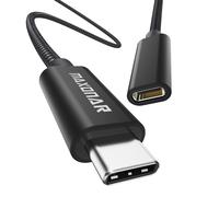 Câble D'Extension Usb C 2Pack Type C Rallonge Mâle À Femelle Usb 3.2(5Gb/S) Extension De Charge/Synchronisation 5A Pour Psvr2,Chargeur Sans Fil Mag-Safe,M2 Macbook Pro,Galaxy S23 3M Noir