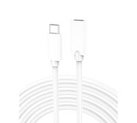 Câble d'extension USB C de 4,5 m, long câble d'extension USB C 15 W/3 A, charge rapide et 480 Mbit/s, cordon USB-C mâle vers femelle pour Mag-Safe, Apple Watch, iPhone 16/15 PM, HomePod, GalaxyS25