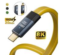 Câble d'extension USB C, rallonge USB 3.2, câble de transfert de données et de charge de type C mâle à femelle pour PSVR2/Macbook/iPad Pro Black