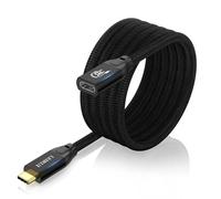 Câble d'extension USB C vers USB C 20 Gbit/s 20 Gbit/s USB C 3.2 en nylon de type C mâle vers femelle, câble d'extension de transfert de données 4K @ 60 Hz, moniteur vidéo 240 W PD à charge rapide