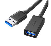 Câble d'extension USB haute vitesse mâle vers femelle,USB 3.0,rallonge de type A pour disque dur,voiture,Xiaomi,TV Box,1m,2m,3m,5m,chargeur de données - Type Black-2m