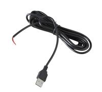 Câble d'extension USB mâle à 2 broches câble d'alimentation 2 broches 22 AWG 5 V 3 A charge pour électronique numérique