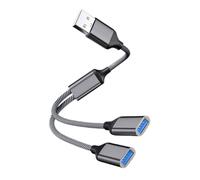 Câble d'extension USB répartiteur d'alimentation mâle vers femelle Adaptateur USB Port Extender Hub Data Power Split Adapter
