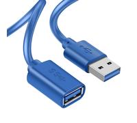 Câble d'Extension USB Transfert de Données Rapide Longueur 1.8m Akyga Bleu