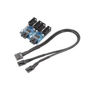 Câble D'Extension USB2.0 9 Broches pour Carte MèRe 9 Broches Vers Double 9 Broches avec Prise en Charge de la Puce Câble D'Extension Partagé