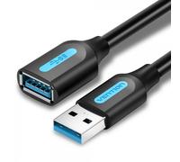 Vention Cable Câble d'extension USB 3.0 0,5 m USB mâle/femelle Noir - Haut débit