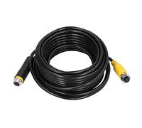 Câble d'extension vidéo 4 Broches, câble vidéo de Voiture avec connecteur d'aviation blindé, 32,8 Pieds mâle à Femelle pour caméra de recul CCTV, Camion remorque Bus Camping-Car