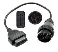 CÂBLE Diagnostic Adaptateur OBD2 vers 38 PIN Broches Interface Diagnostic | Compatible Remplacement pour Mercedes Adaptateur